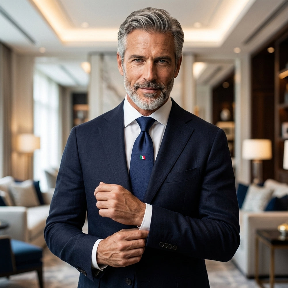 ZEGNA: Cravatta in seta stampata - Blue Cravatta Zegna Z8W07TA81P8BL1 online su ZEGNA: Cravatta in seta stampata - Blue Cravatta Zegna Z8W07TA81P8BL1 online su