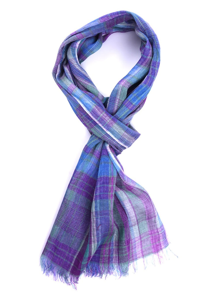 BALENO Multicolor Linen/Cotton Scarf – Dm Ties