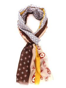 Scarf beige in pure cotton SELECT